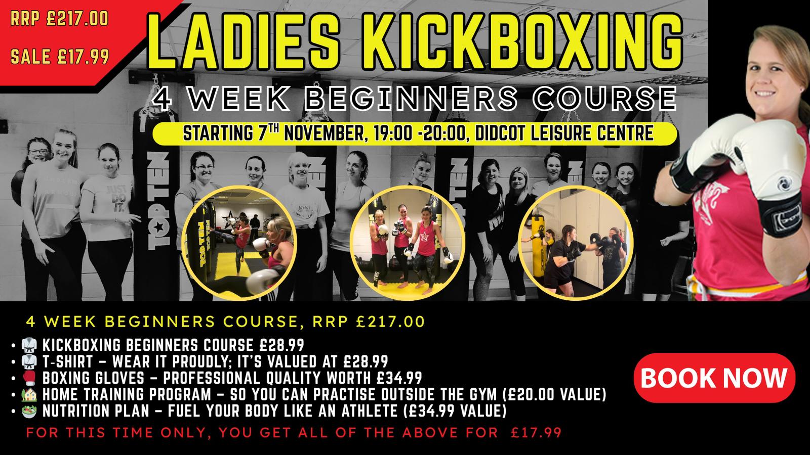Ladies Kickboxing Beginners Course